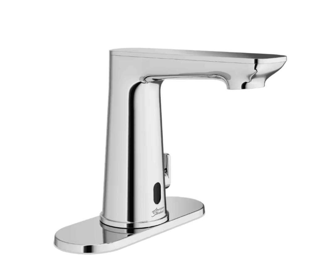 Clean IR DC Powered Touchless Single Hole Bathroom Faucet in Polished Chrome - Image 2