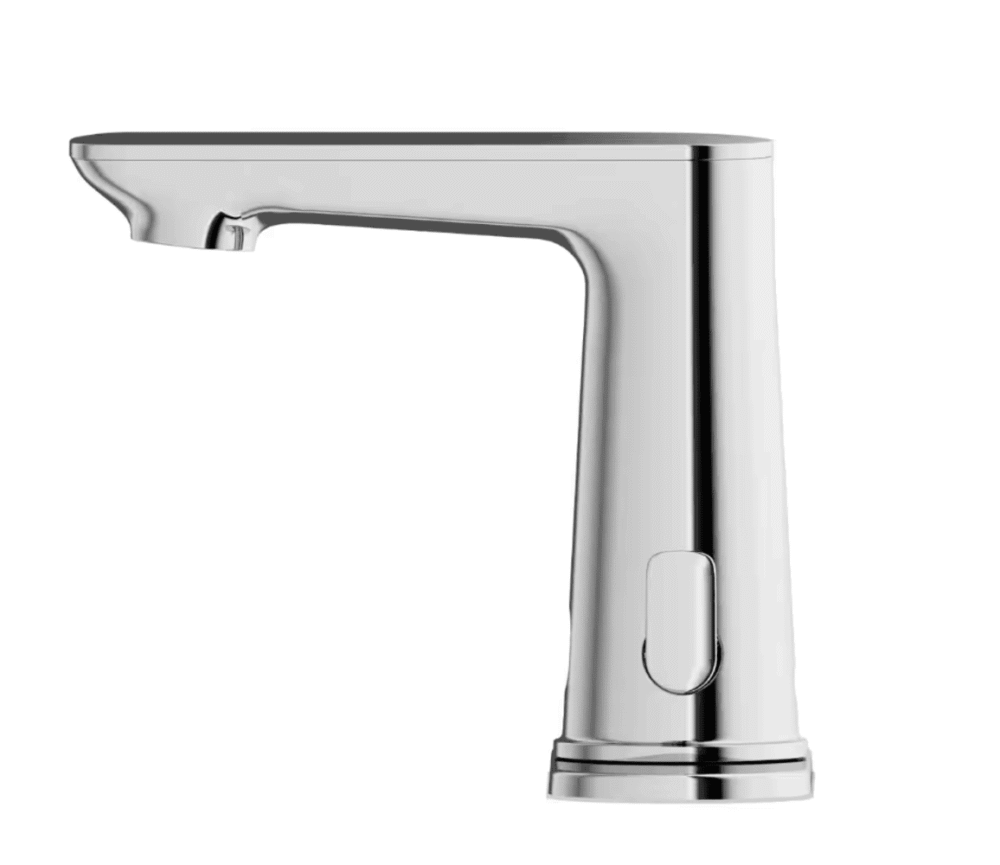 Clean IR DC Powered Touchless Single Hole Bathroom Faucet in Polished Chrome - Image 3